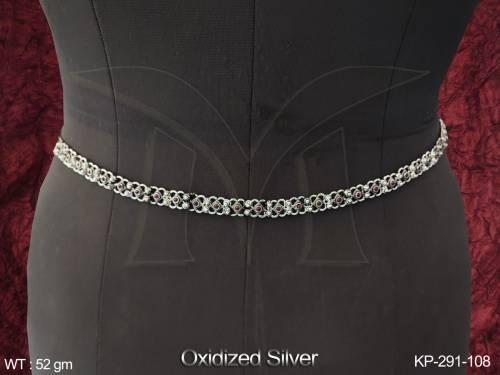 Designer Fancy Style Party wear Beautiful Antique Oxidised Silver Polish Oxidised Silver Jewellery Kamarpatta ( Hip Belt)